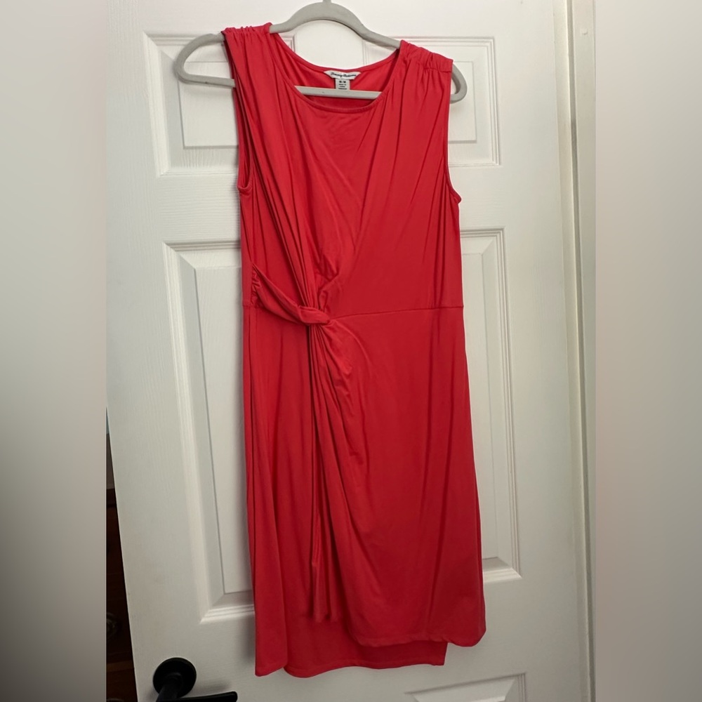 Tommy Bahama Dark Coral Clara Faux Wrap Dress